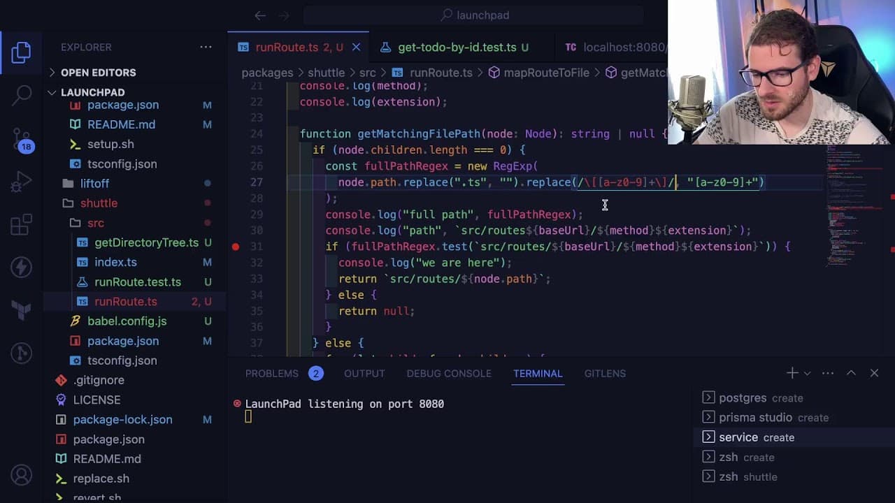 YouTube video player