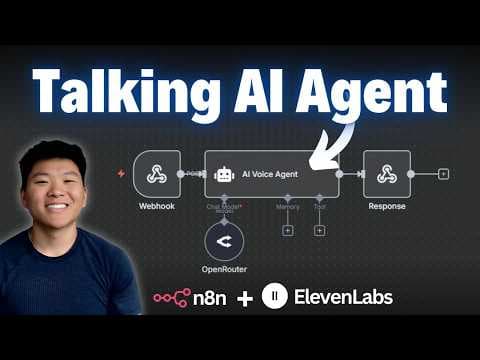 How to Add Voice to n8n AI Agents With ElevenLabs thumbnail