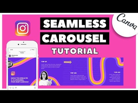 How to Create a Seamless Instagram Carousel with Canva thumbnail