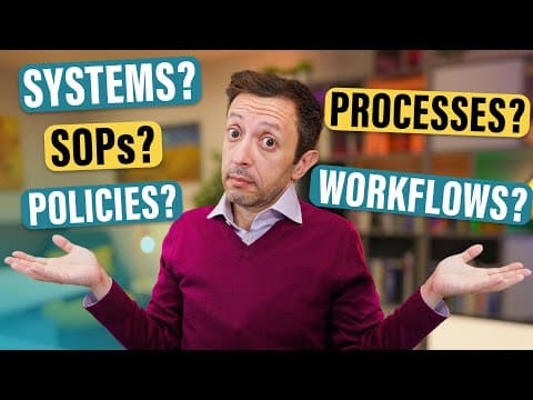 Systems vs Processes vs SOPs thumbnail