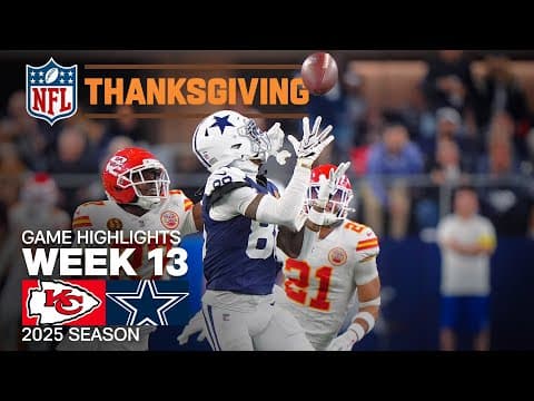 Kansas City Chiefs vs Dallas Cowboys Thanksgiving Game Highlights | 2025 NFL Season Week 13 thumbnail