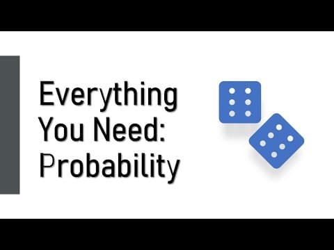 Probability - Everything You Need to Know. 11 New Tricks and Shortcuts, GRE, GMAT and more thumbnail