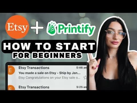 How to Make Money with Printify and Etsy in 2026! Full Updated Tutorial thumbnail