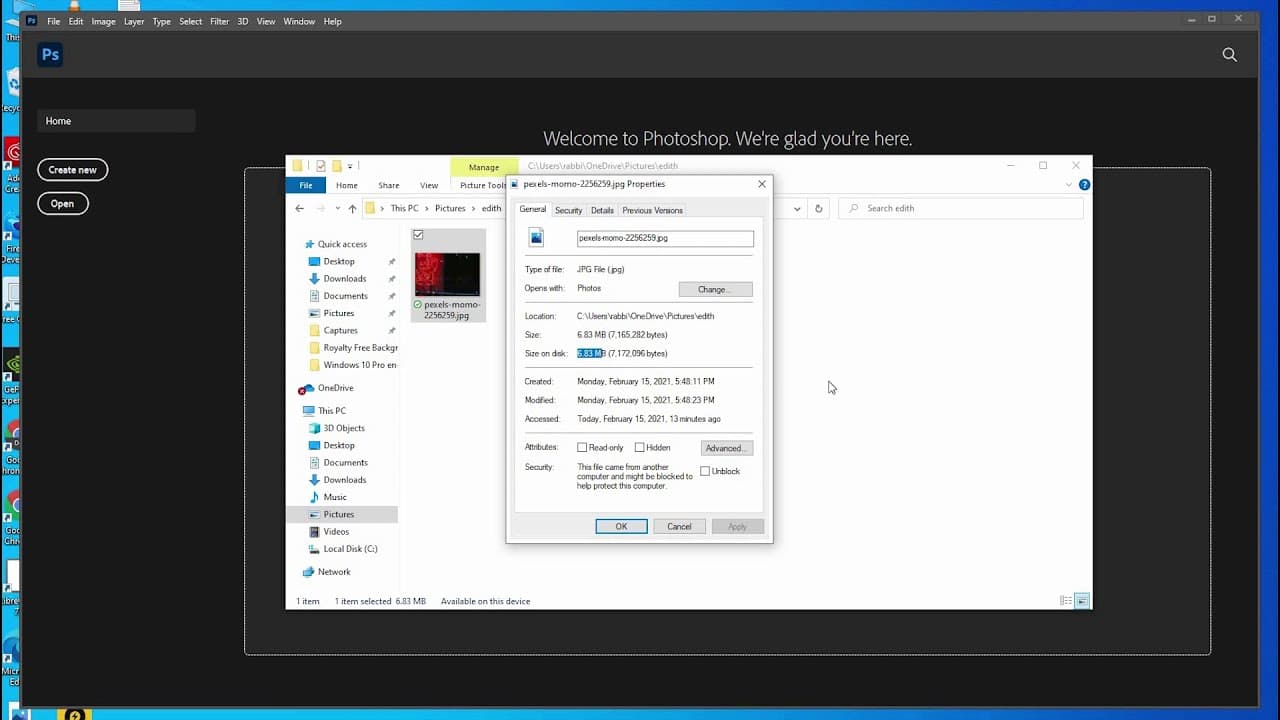 YouTube video player
