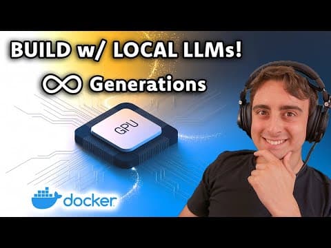 Build a Local AI App in 10 min with Docker (Zero Cloud Fees) thumbnail
