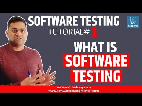 Software Testing Tutorial #1 - What is Software Testing | With Examples thumbnail