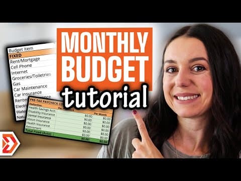 How to Set Up Your Budget Each Month! Step-by-Step with Free Template thumbnail