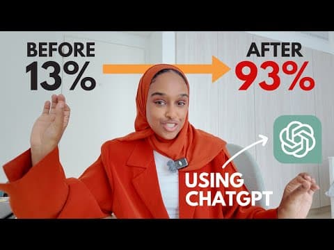 How To Reverse Engineer Your Goals & Achieve ANYTHING IN A YEAR Using ChatGPT thumbnail
