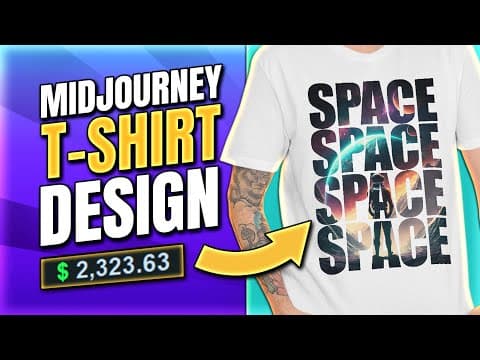 How to Create Unique Text T-Shirt Designs with AI thumbnail