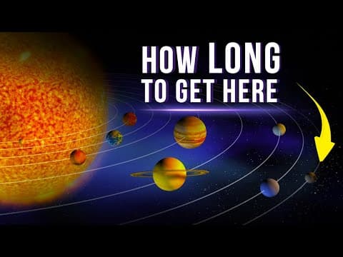 How Long Does It Take To Get To The Planets In Our Solar System? | 4K thumbnail