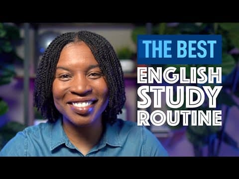 ENGLISH STUDY PLAN | Boost Your English Skills With This Morning Study Routine thumbnail