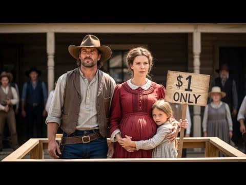 The Cowboy Bought a Pregnant Widow and Her Orphan at Auction — What He Did Next Shocked the West thumbnail