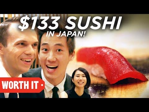 $1 Sushi Vs. $133 Sushi • Japan thumbnail