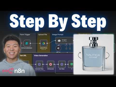 How I Automated Product Videography with AI (Step by Step n8n Tutorial) thumbnail