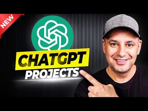 How to Use ChatGPT Projects for Ongoing Work thumbnail