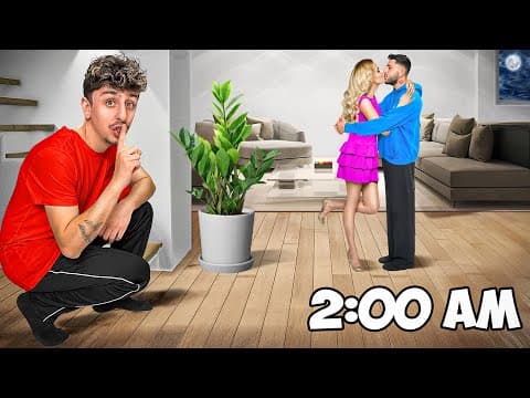 Staying Overnight in my Brothers House WITHOUT Him Knowing thumbnail