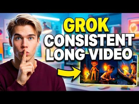 Turn 1 Image into a Consistent AI Movie with Grok (Free Tutorial) thumbnail