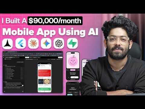 Watch Me Clone A $90,000 MRR Mobile App Using AI thumbnail