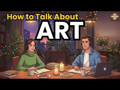 How to Talk About Art in English | English Podcast for Speaking Fluency thumbnail