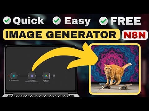 FREE AI Images Generation N8n Automation (Quick & Easy) thumbnail