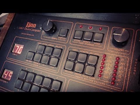 The Linn LM-1: The Drum Machine that changed everything thumbnail