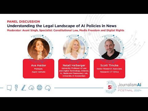 Understanding the Legal Landscape of AI Policies in News thumbnail