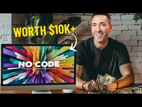How to build a $10k no code site with AI tools thumbnail