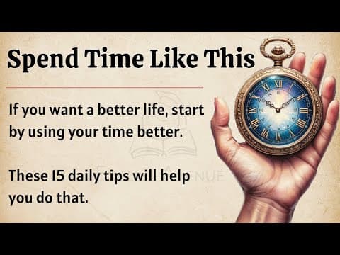 Spend Time Like This || Graded Reader || Improve Your English Fluency ✅️  thumbnail
