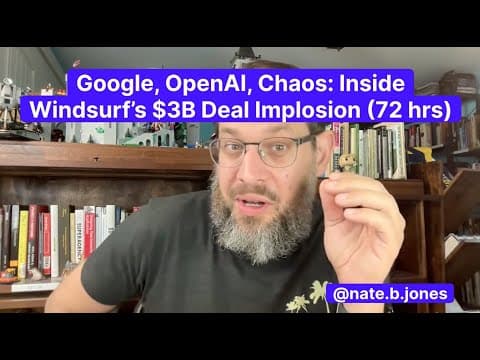 Google, OpenAI, Chaos: Inside Windsurf's $3B Deal Implosion (72 hrs) thumbnail