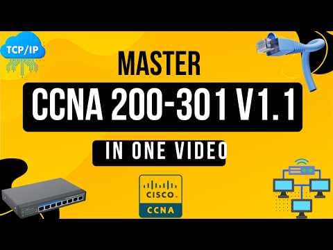 CCNA 200-301 v1.1 Exam Practice Questions and Answers with Explanation | Free CCNA course thumbnail