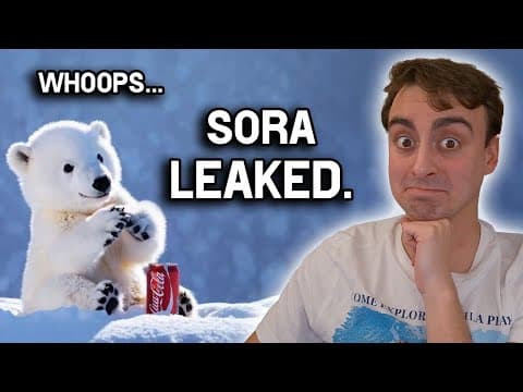 Public Access to Open AI's Sora Video Generator just Leaked... thumbnail