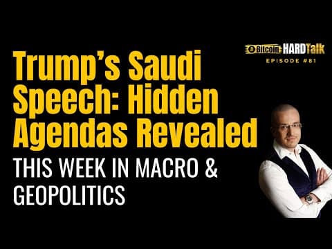 Trump’s Saudi Speech: Hidden Agendas Revealed thumbnail