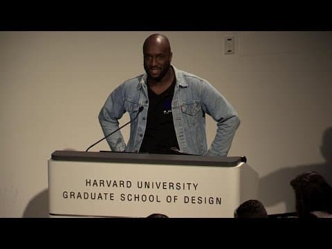 Core Studio Public Lecture: Virgil Abloh, “Insert Complicated Title Here” thumbnail