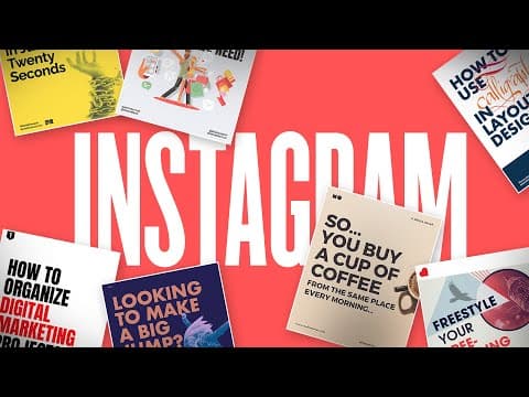 Improve Your Instagram Design: Critiques, Tips & Advice PT 1 thumbnail