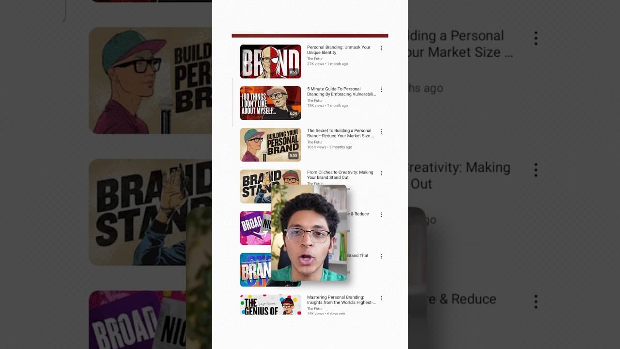 YouTube video player