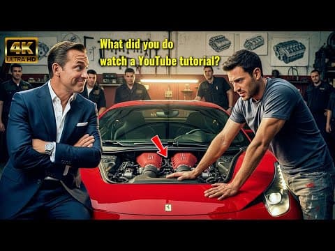 Millionaire CEO Laughs at Street Mechanic's Engine Fix — Next Day, Ferrari Calls Him a Genius thumbnail