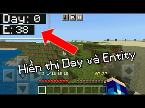 Hiện thị Day, Entity, Time, Biome - Những Counter pack hữu dụng | Minecraft PE 1.17/1.18 thumbnail