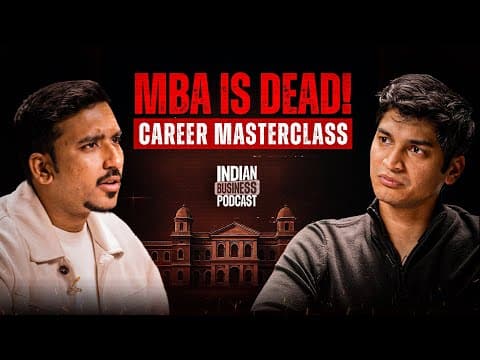 Harsh Truth About Degrees, Placements & Indian Students : Pratham Mittal | IBP EP30 thumbnail