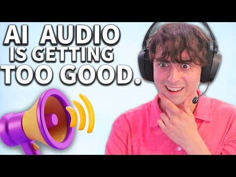 New Breakthrough in AI Audio! This is SCARY Good! thumbnail