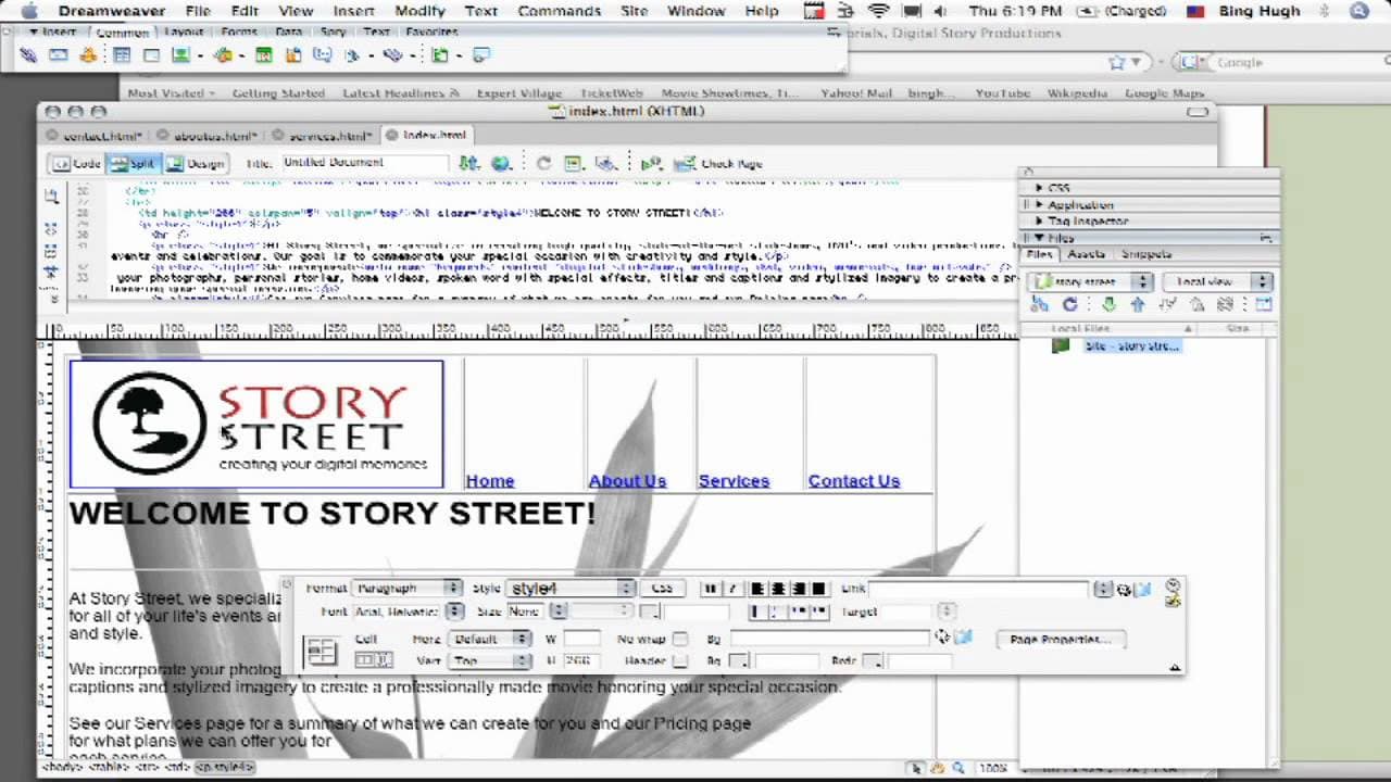 YouTube video player
