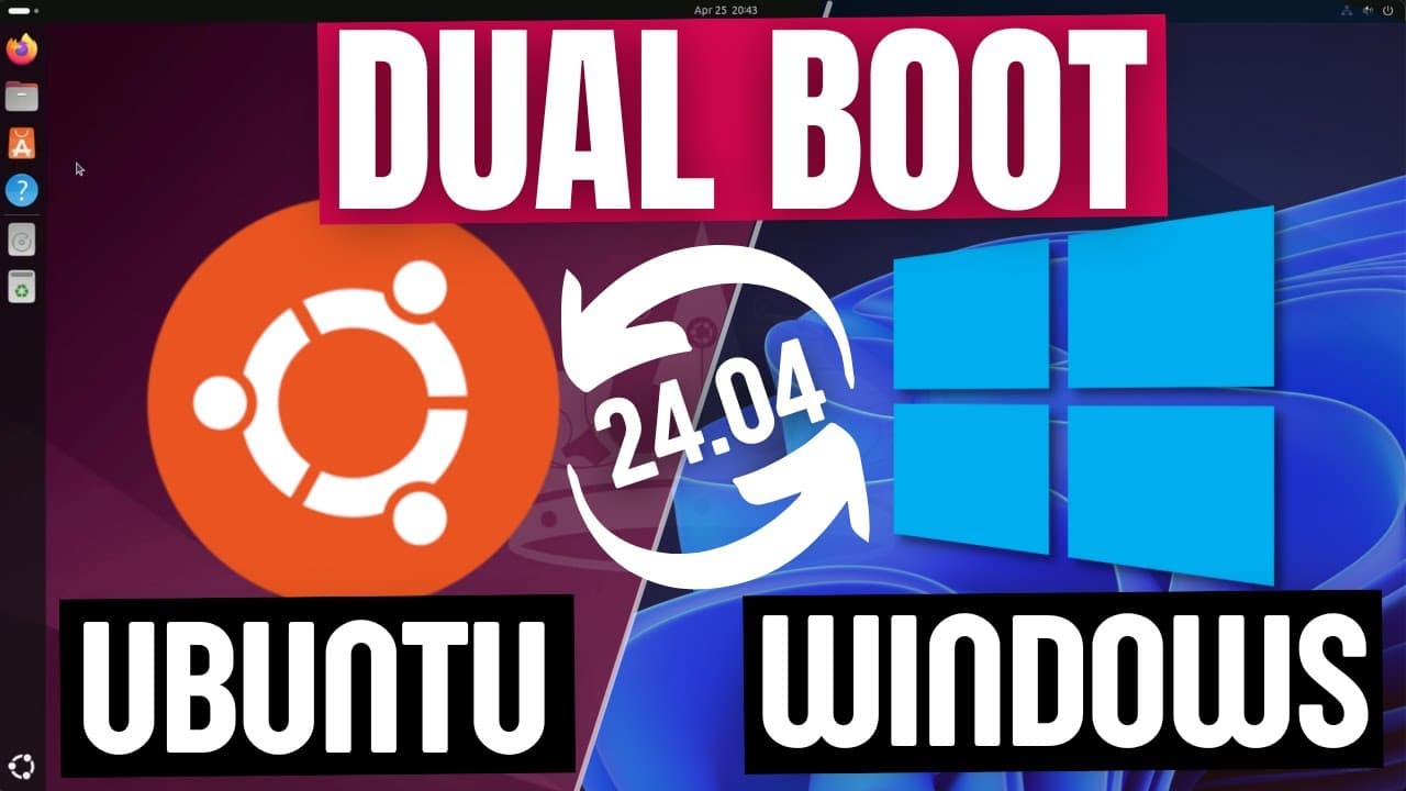 How to Dual Boot Ubuntu 24.04 LTS and Windows 10 / 11 | Glasp