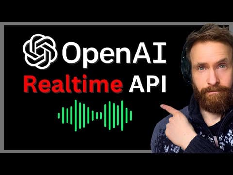 OpenAI Realtime API - The NEW ERA of Speech to Speech? - TESTED thumbnail