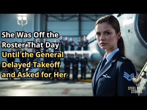 She Was Off the Roster That Day — Until the General Delayed Takeoff and Asked for Her thumbnail