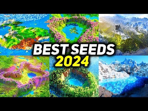 TOP 50 BEST MINECRAFT SEEDS OF 2024! (Minecraft 1.21 Seeds) thumbnail