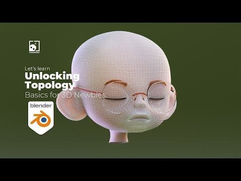 01. Unlocking TopologyBasics for 3D Newbies - #blender  #3d thumbnail