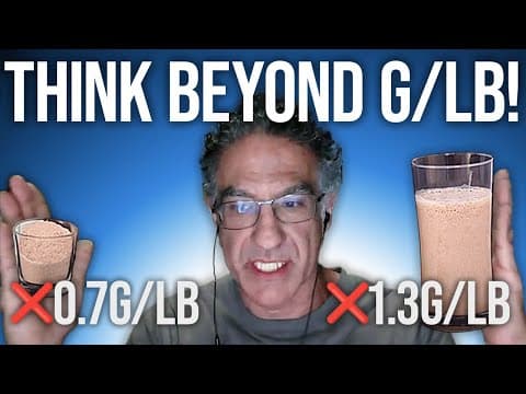 Lyle McDonald on the Great Protein Debate thumbnail