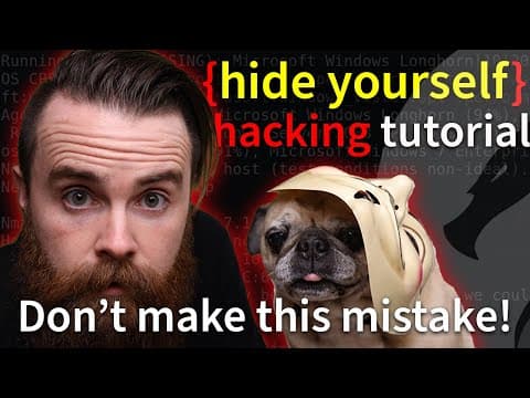learning hacking? DON'T make this mistake!! (hide yourself with Kali Linux and ProxyChains) thumbnail