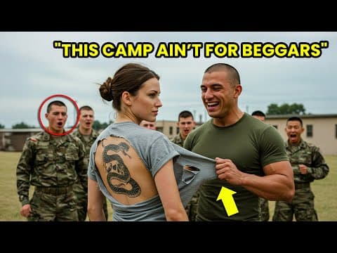 They Mocked Her at Bootcamp — Then the Commander Froze at Her Back Tattoo. thumbnail