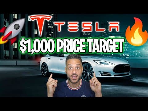 Tesla stock is on fire! [THE REAL REASON TESLA CAN EXPLODE TO $1000!] thumbnail