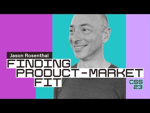 Finding product-market fit in web3 | Jason Rosenthal thumbnail